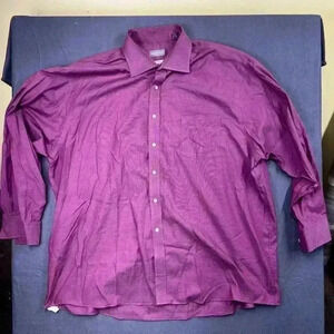 Michael Kors Dress Shirt Men’s 19 34/35 Big Fit Airsoft Stretch long sleeve 0306